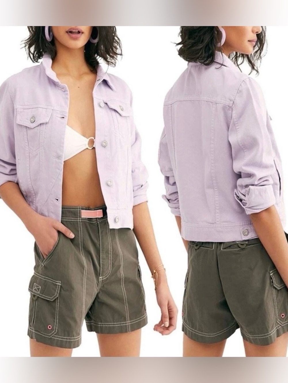 Free People Rumors Denim Jacket